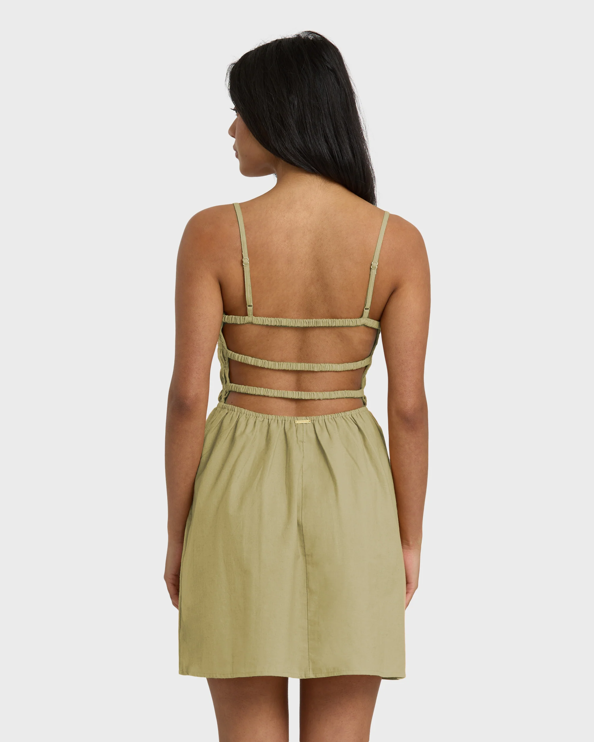 Suns Out Mini Dress - Cactus - Image 2