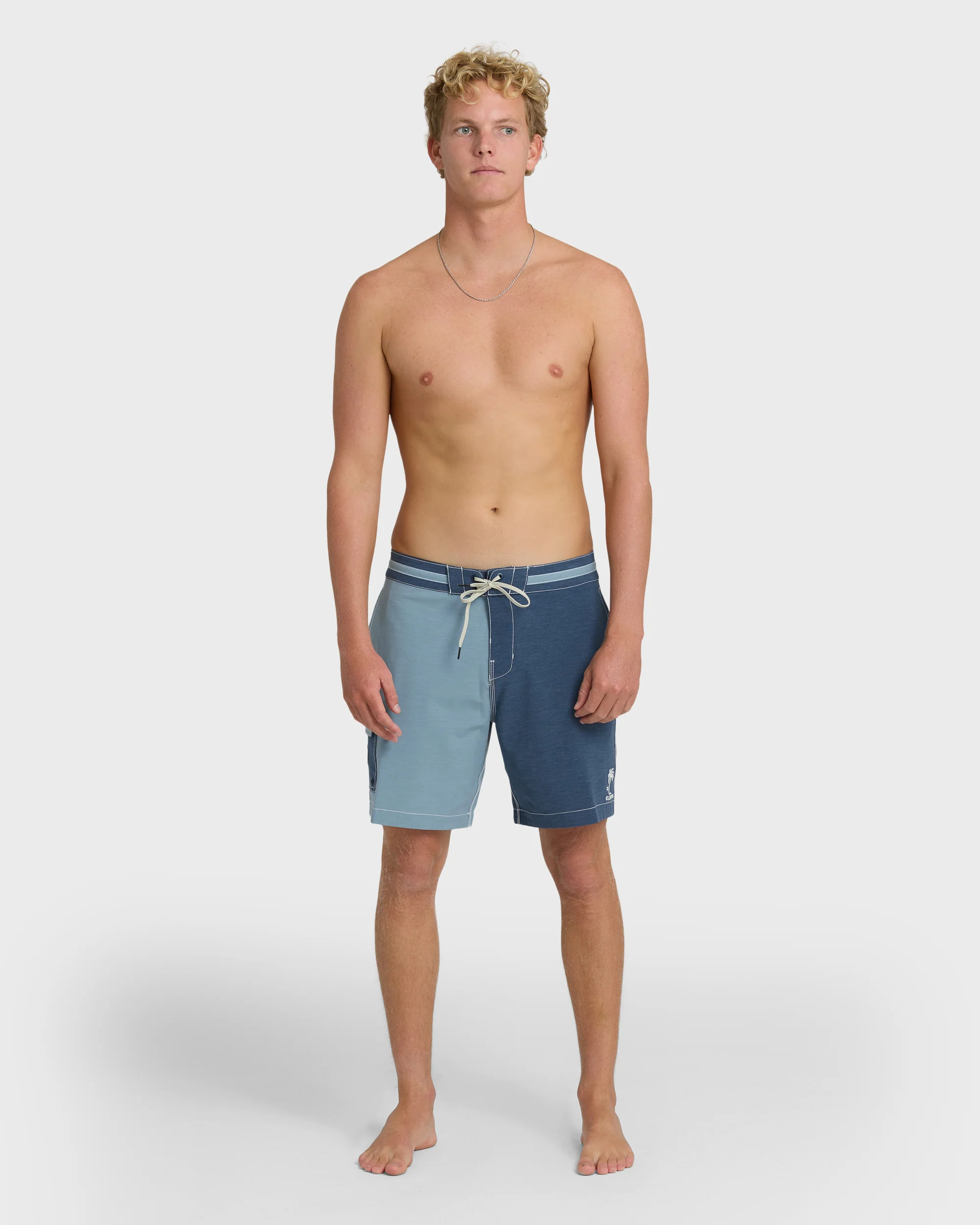 Sunset Lo Tide 19" Boardshorts - Blue Fog Multi - Blue Fog - Image 4