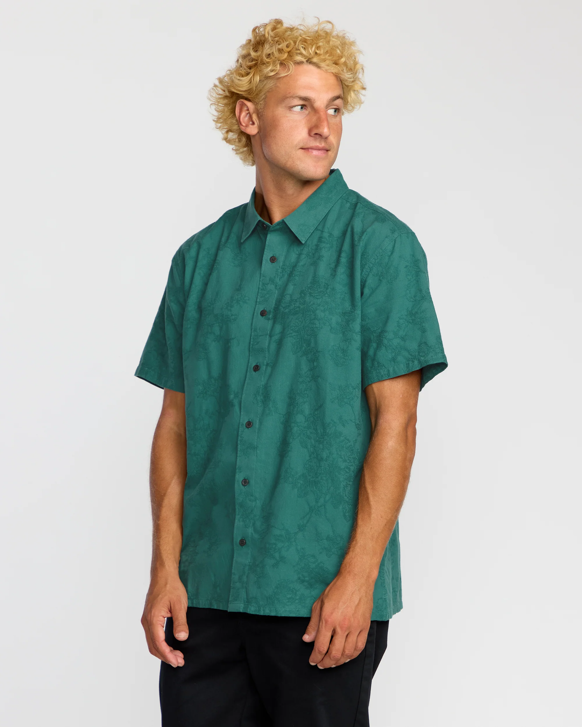 Sunshines Garage Short Sleeve Shirt - Teal - Image 4