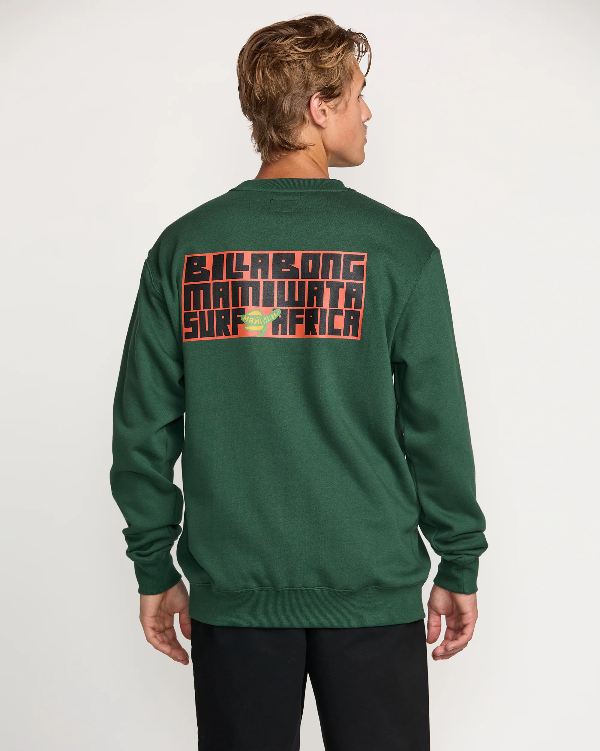 Billabong x Mami Wata Surf Africa Crew Sweatshirt - Forest - Image 2
