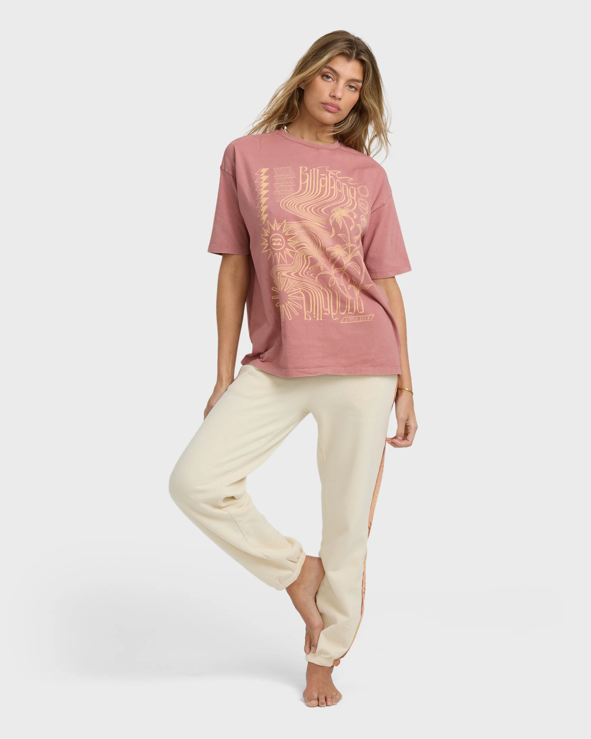 Surf Coalition Short Sleeve T-Shirt - Dark Coral - Image 3