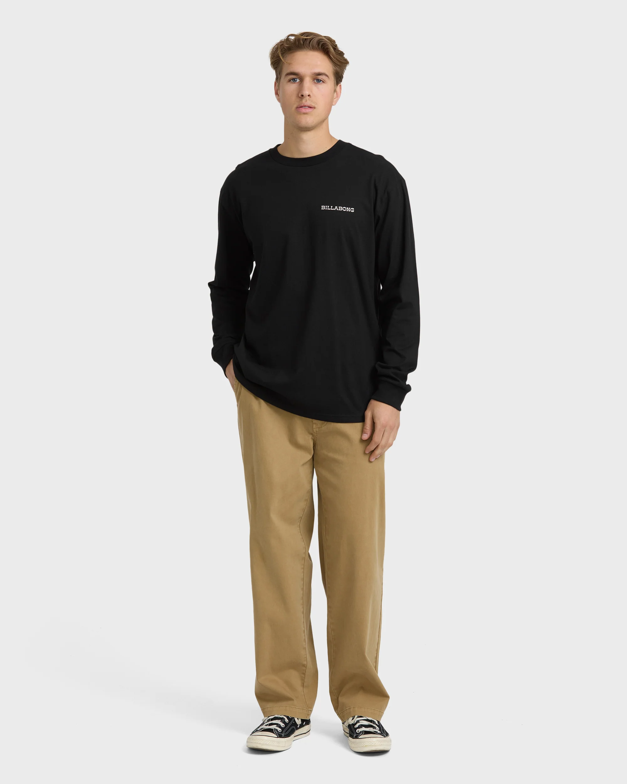 Surf Dreams Regular Long Sleeve T-Shirt - Black - Image 3