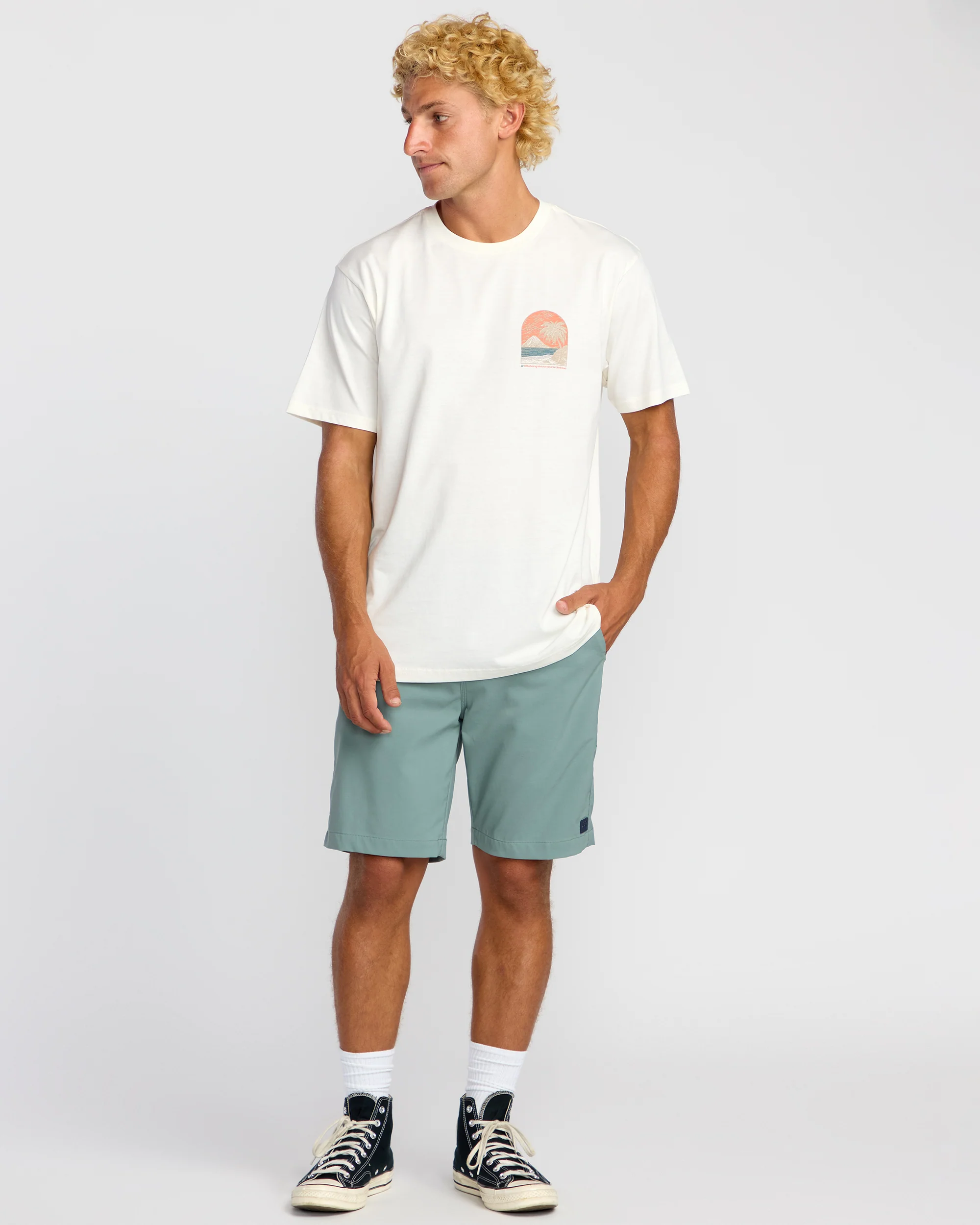 Surftrek Journey 20" Hybrid Shorts - Sea Blue - Image 4