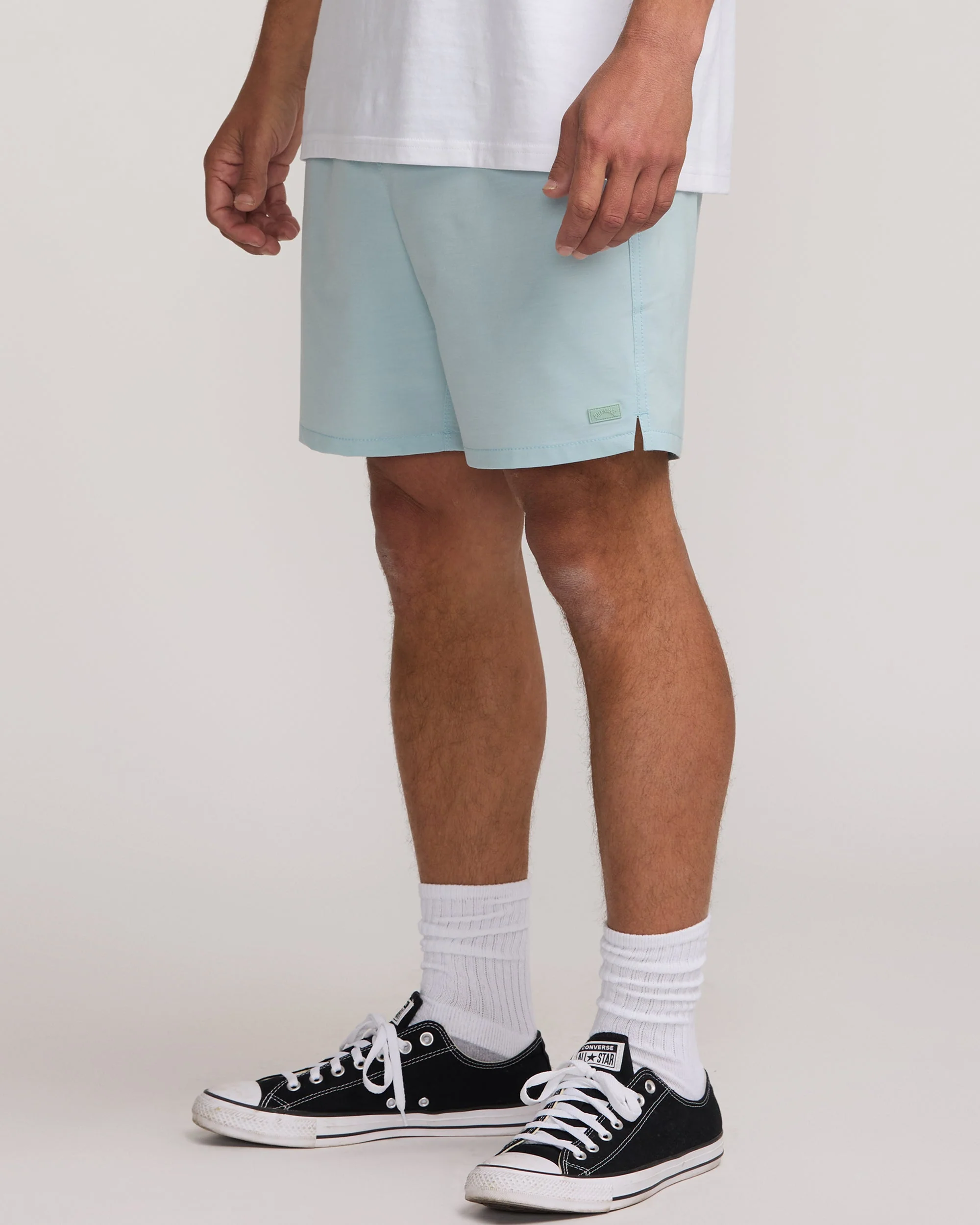 Surftrek Transit Elastic 17" Hybrid Shorts - Dusty Blue - Image 3