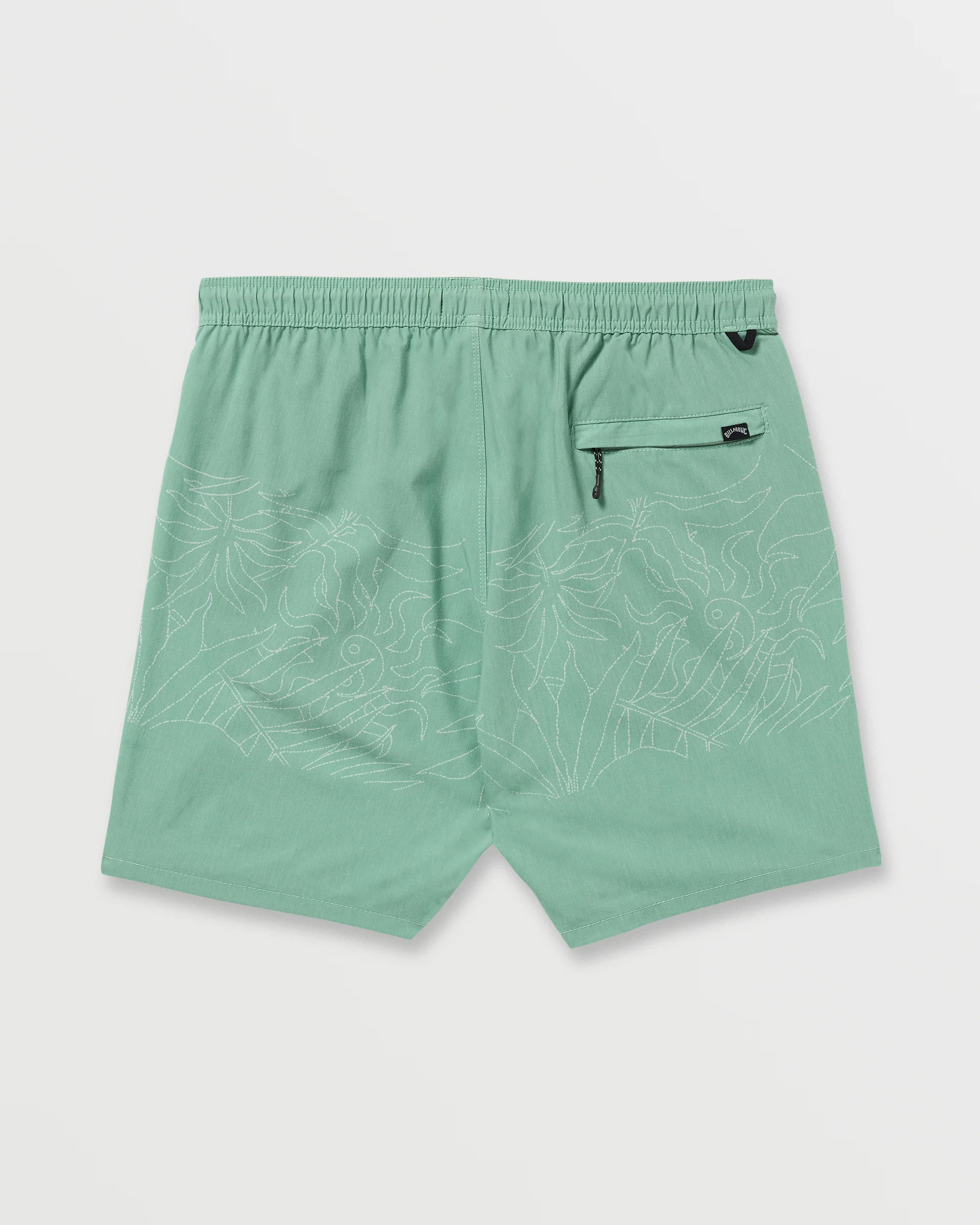Surftrek Transit Elastic 17" Hybrid Shorts - Mist Green - Image 4