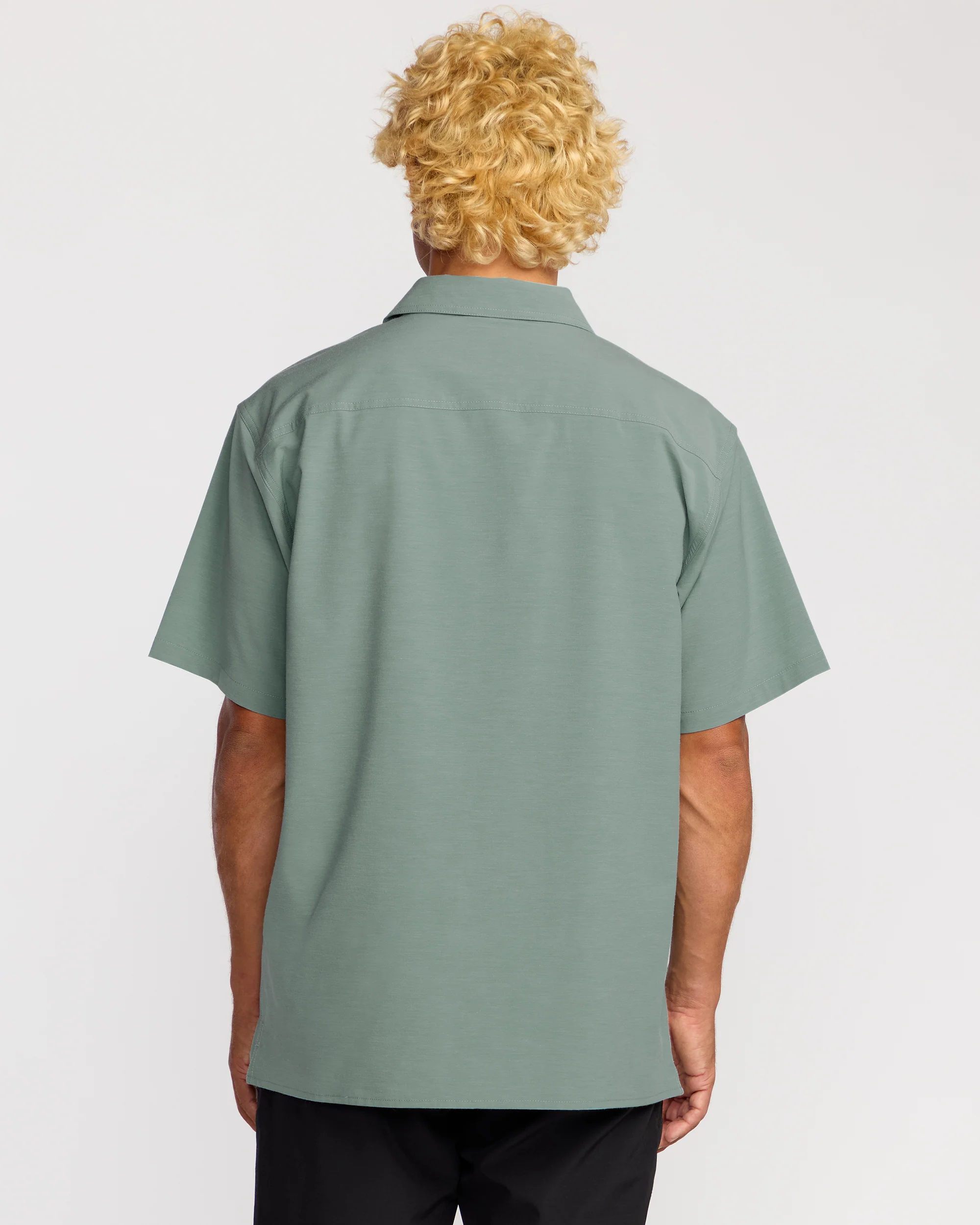 Surftrek Transit Short Sleeve Shirt - Sea Blue - Image 5