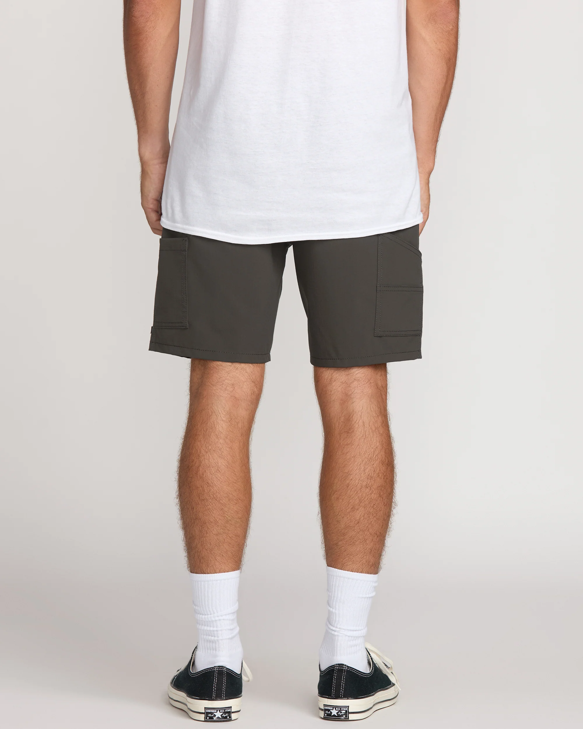 Surftrek Utility Elastic 18" Hybrid Shorts - Raven - Image 2