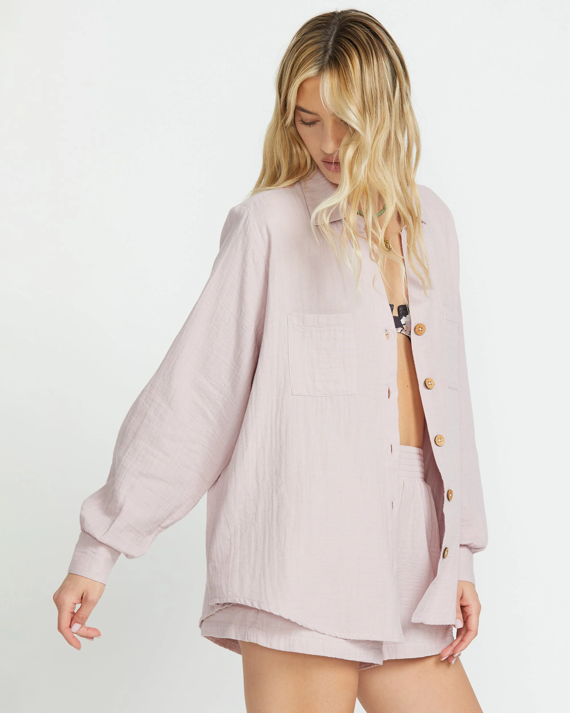 Sweet Swell Long Sleeve Shirt - Haze - Image 3