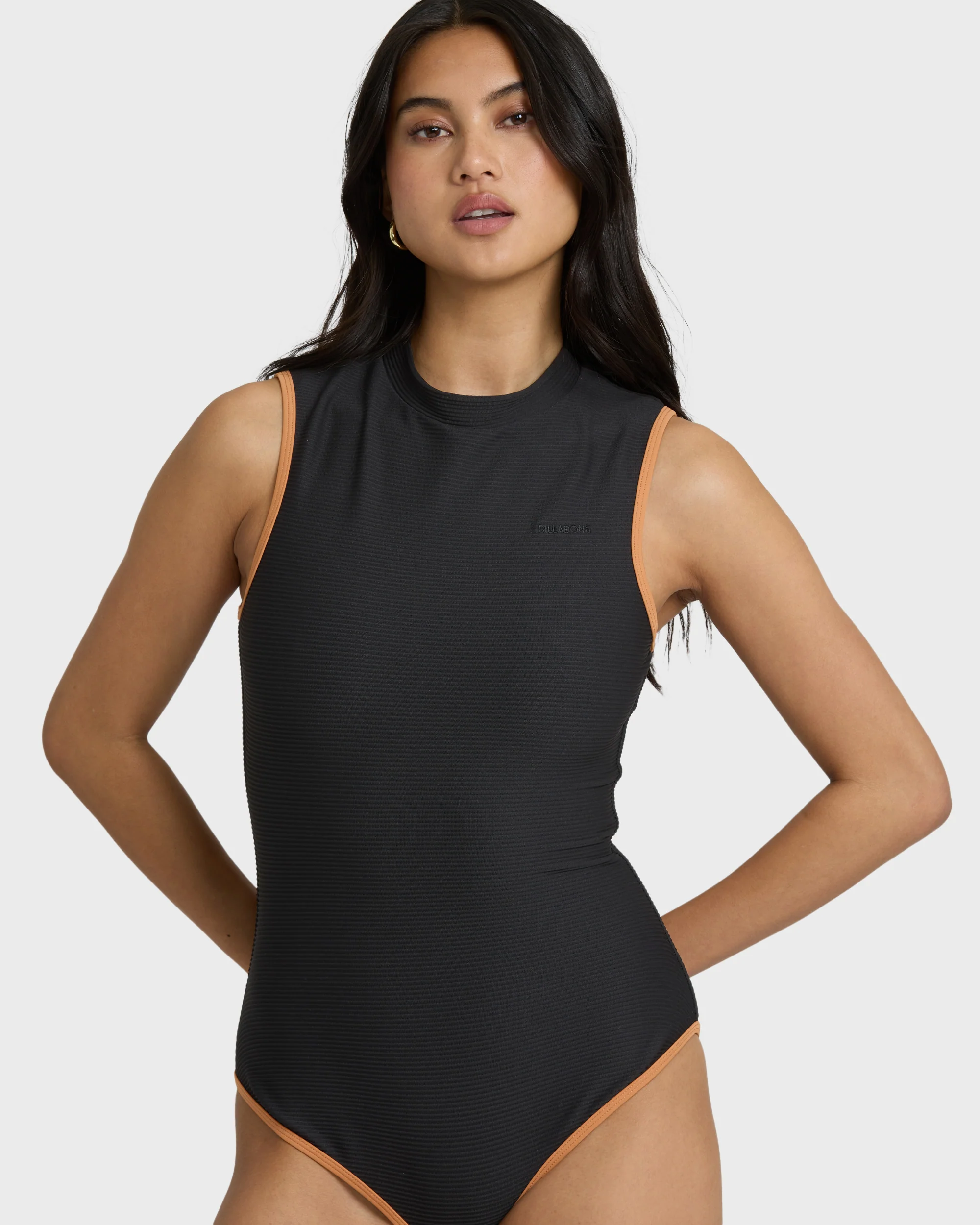 Tanlines High Neck Glider One-piece Swimsuit - Black - Image 4