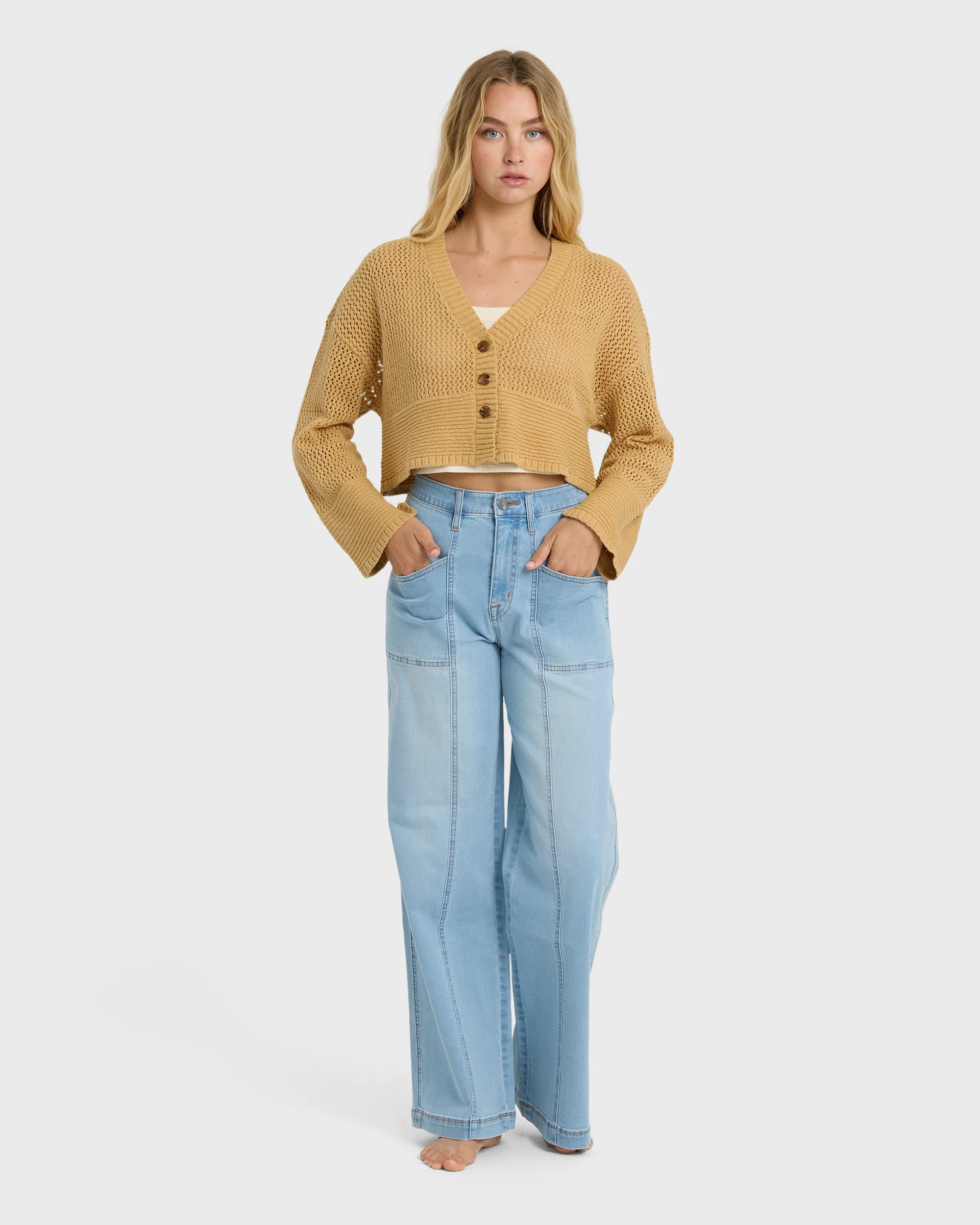 Tavi Cardigan - Sand - Image 3