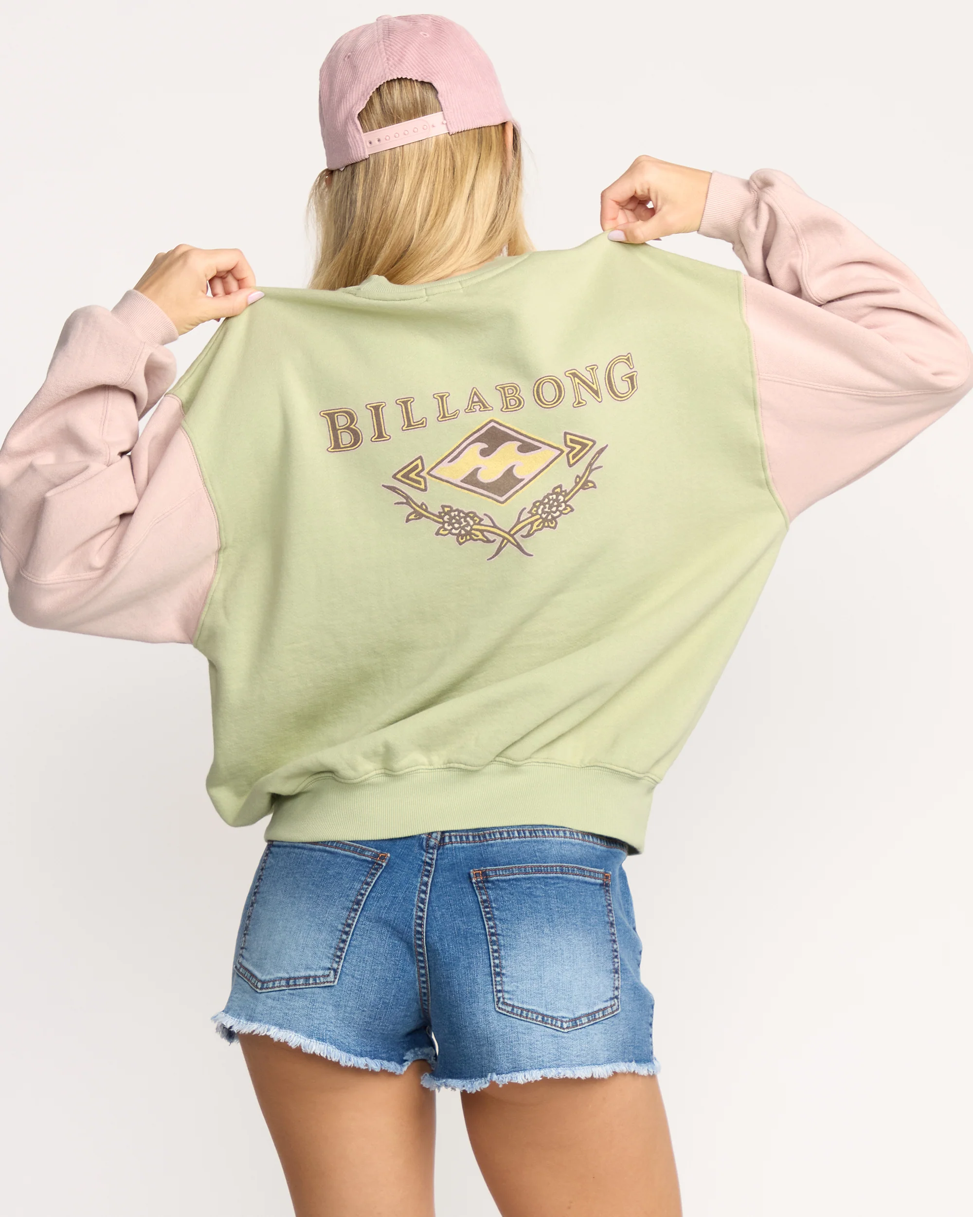 The Original Vibes Kendal Crewneck Sweatshirt - Pistachio - Image 3