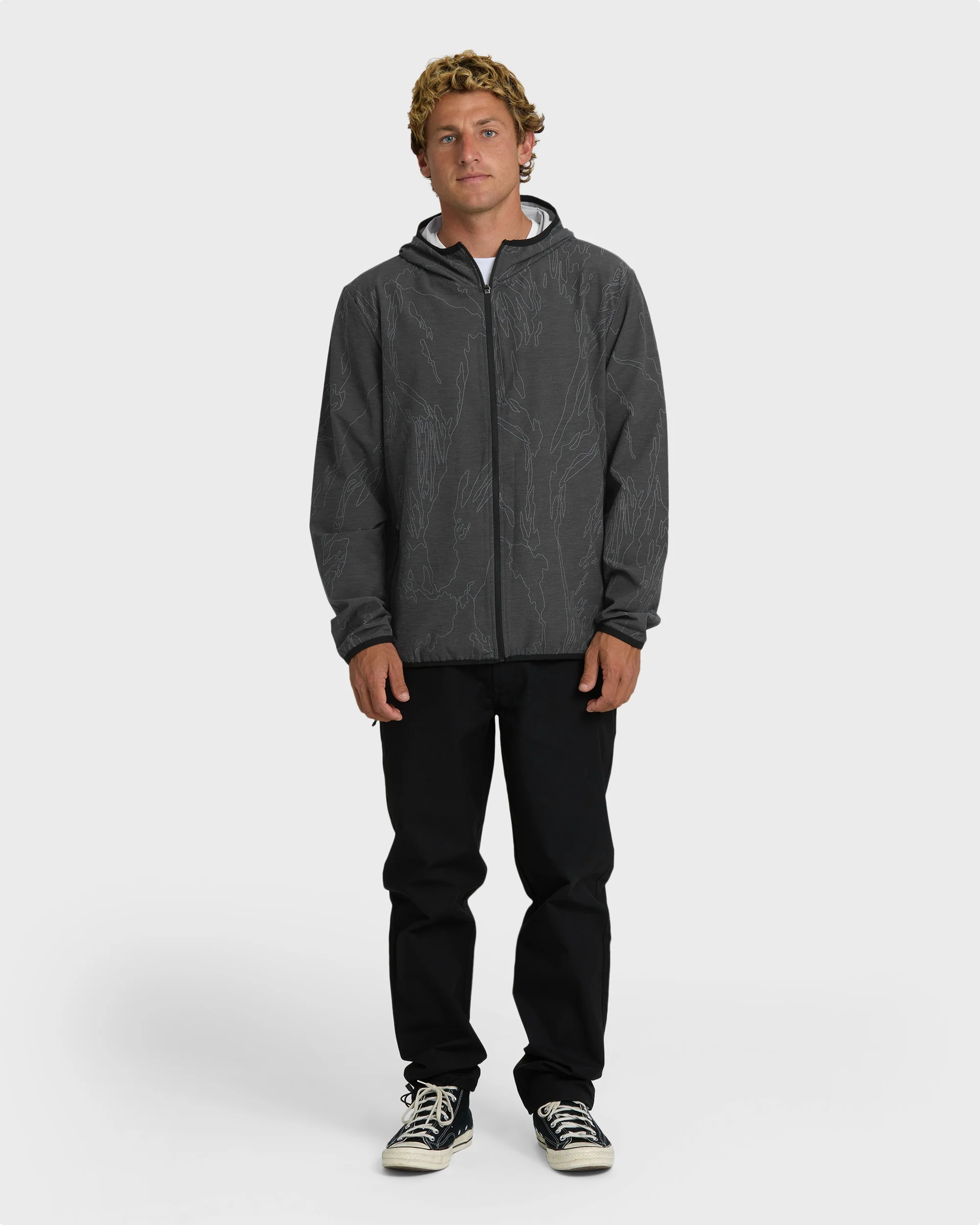 Transit Stretch Shell Jacket - Black Camo - Image 5