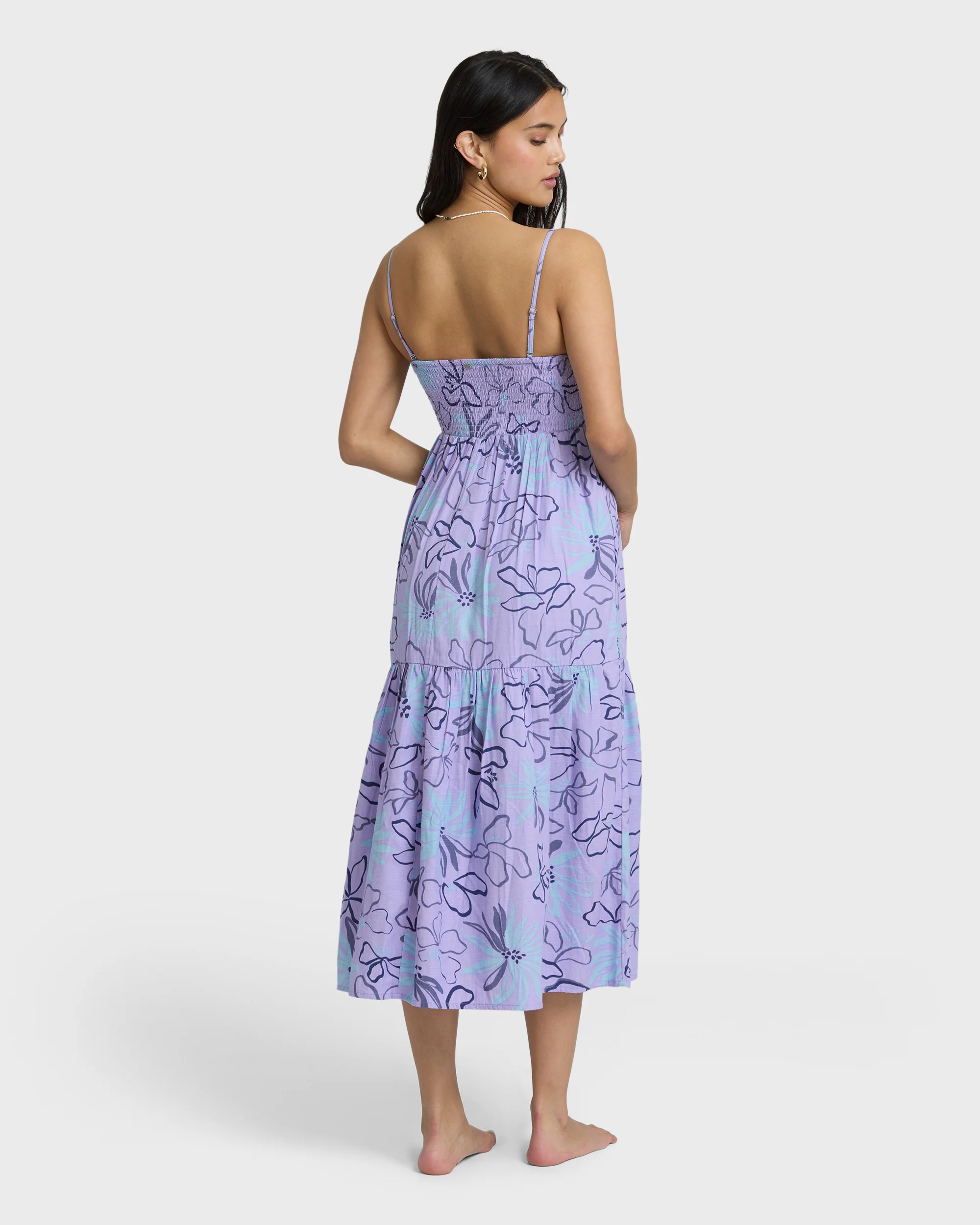 Tropical Daze Midi Dress - Twilight Blue - Image 5