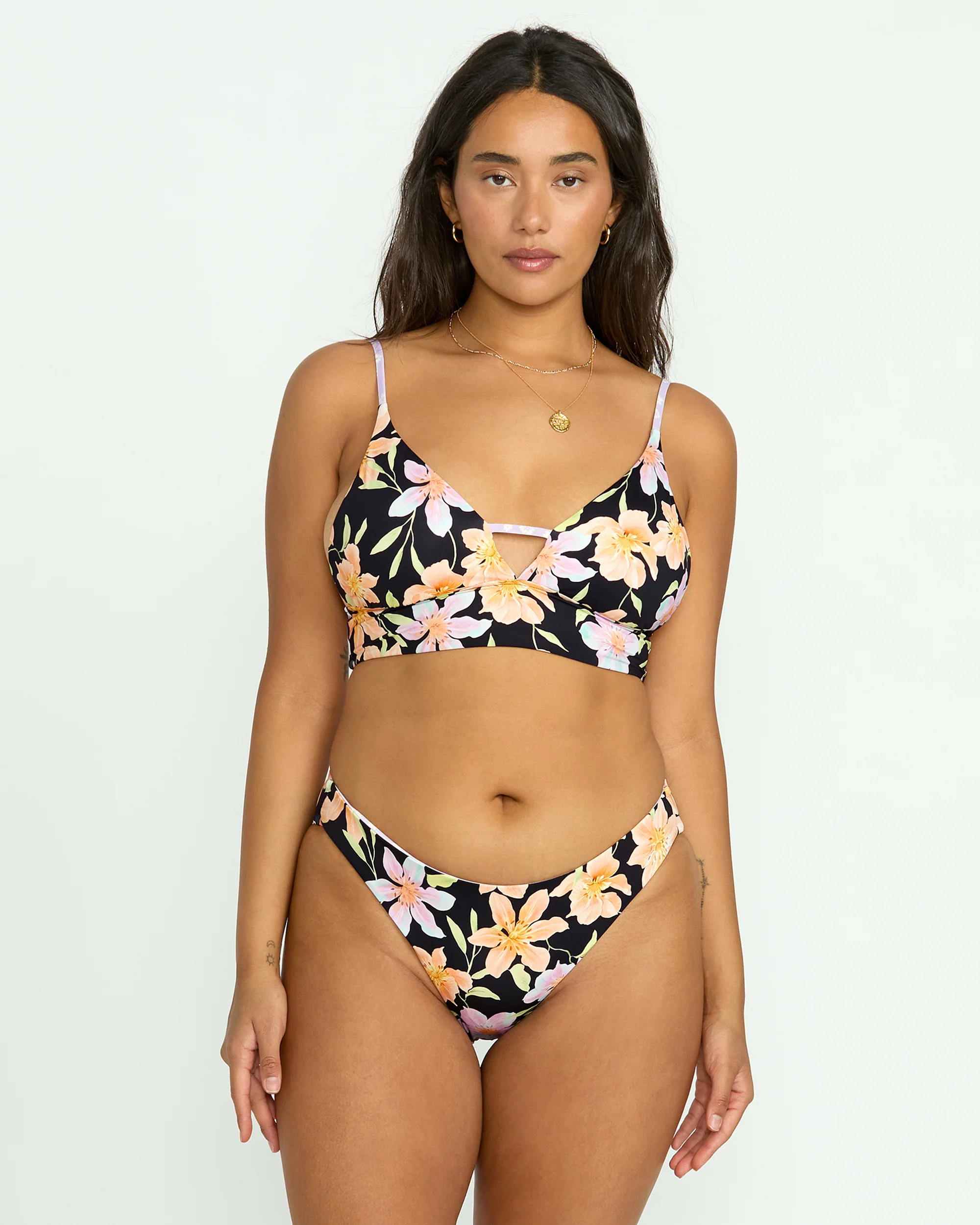 Twin Sol Reversible Lowrider Bikini Bottom - Multi - Image 9