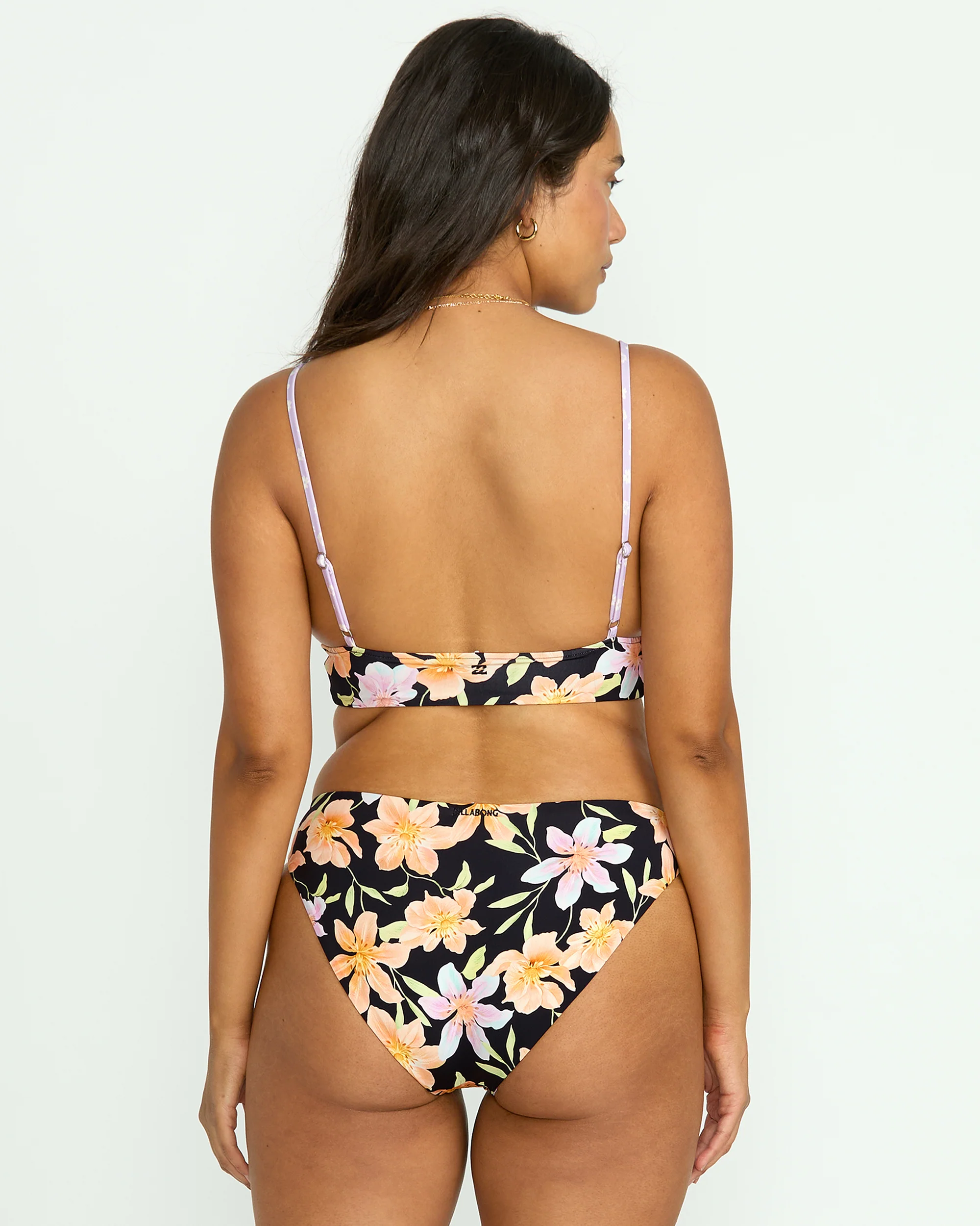 Twin Sol Reversible V Neck Cami Bikini Top - Multi - Image 2