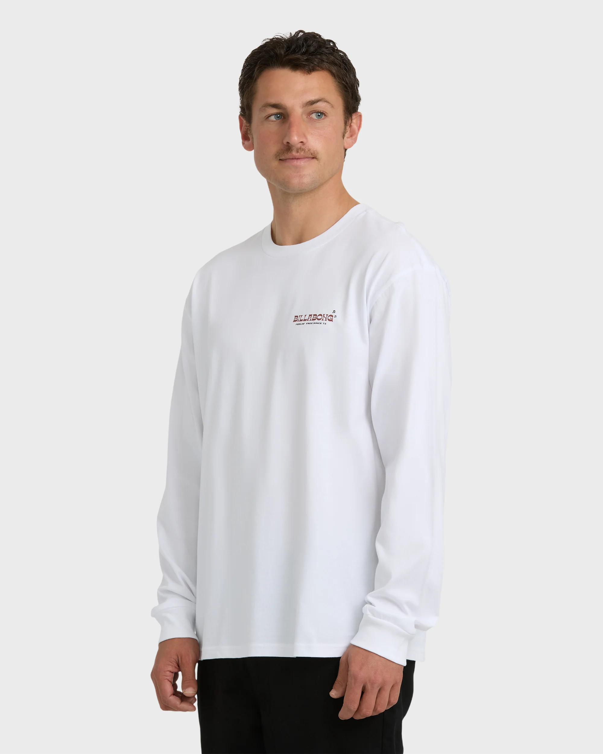 Under The Sun Regular Long Sleeve T-Shirt - White - Image 4