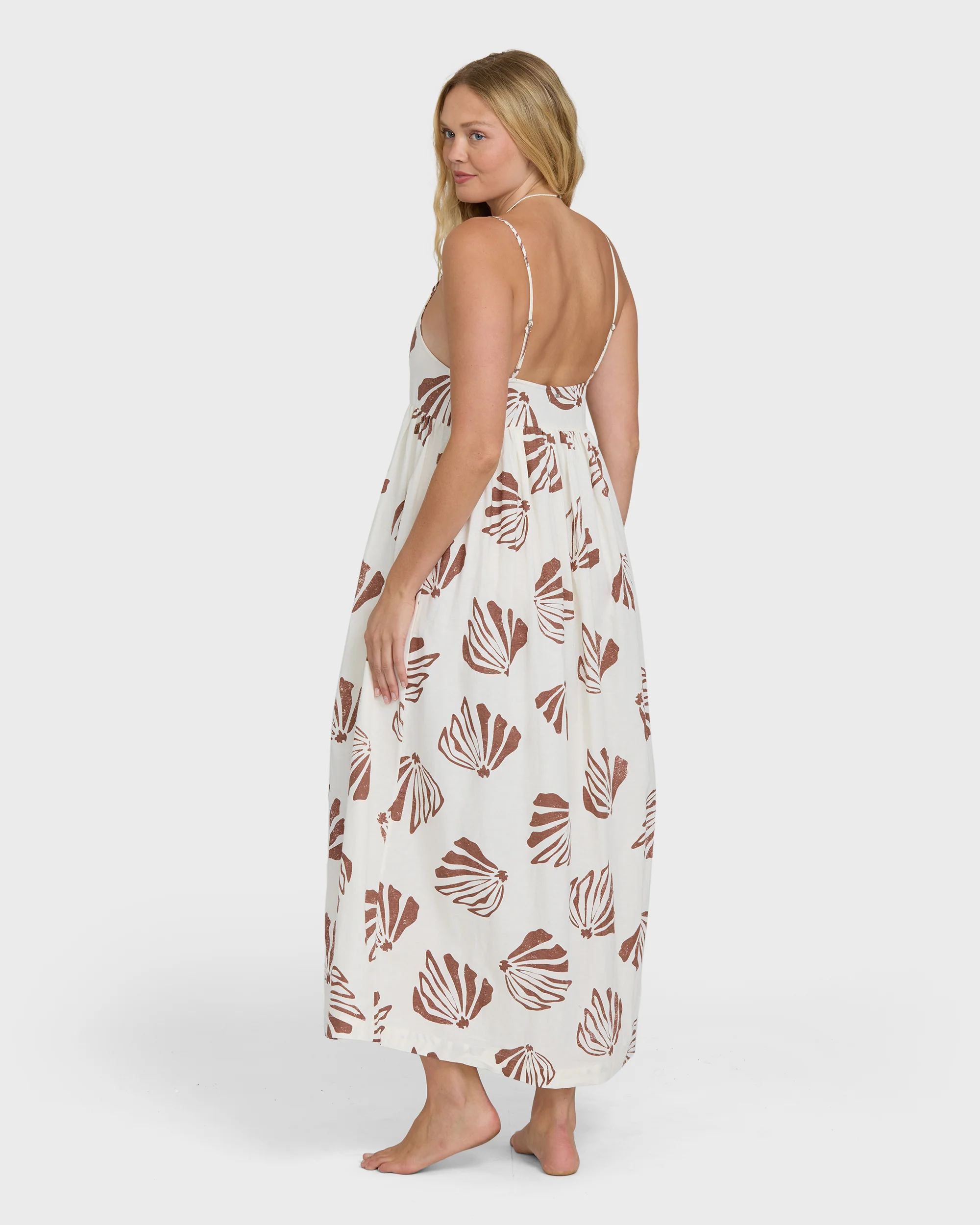 Undone Maxi Cover-Up Dress - Salt Crystal - Image 2
