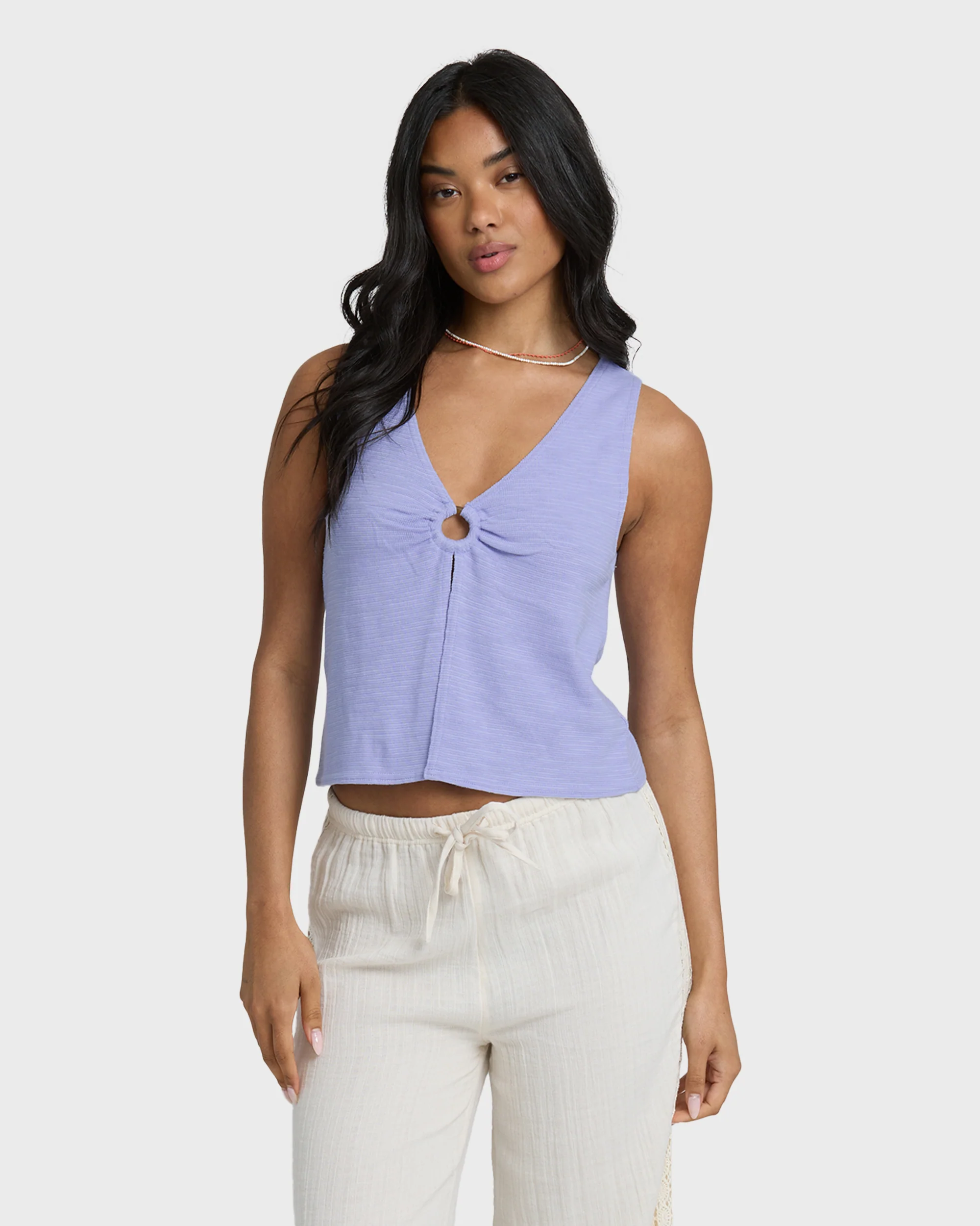Veda Knit Tank - Twilight Blue - Image 3