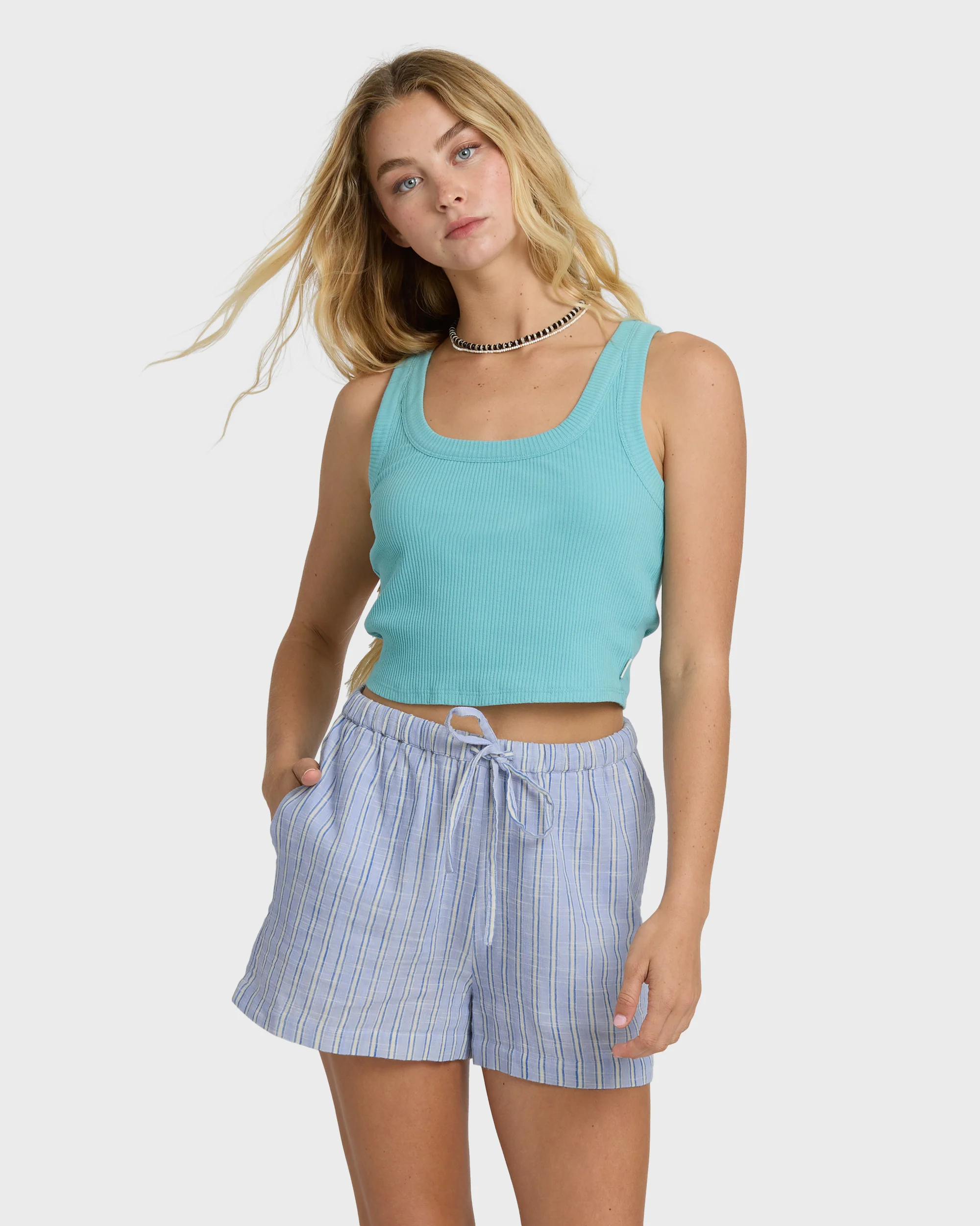 Wanderer Print Woven Shorts - Twilight Blue - Image 3