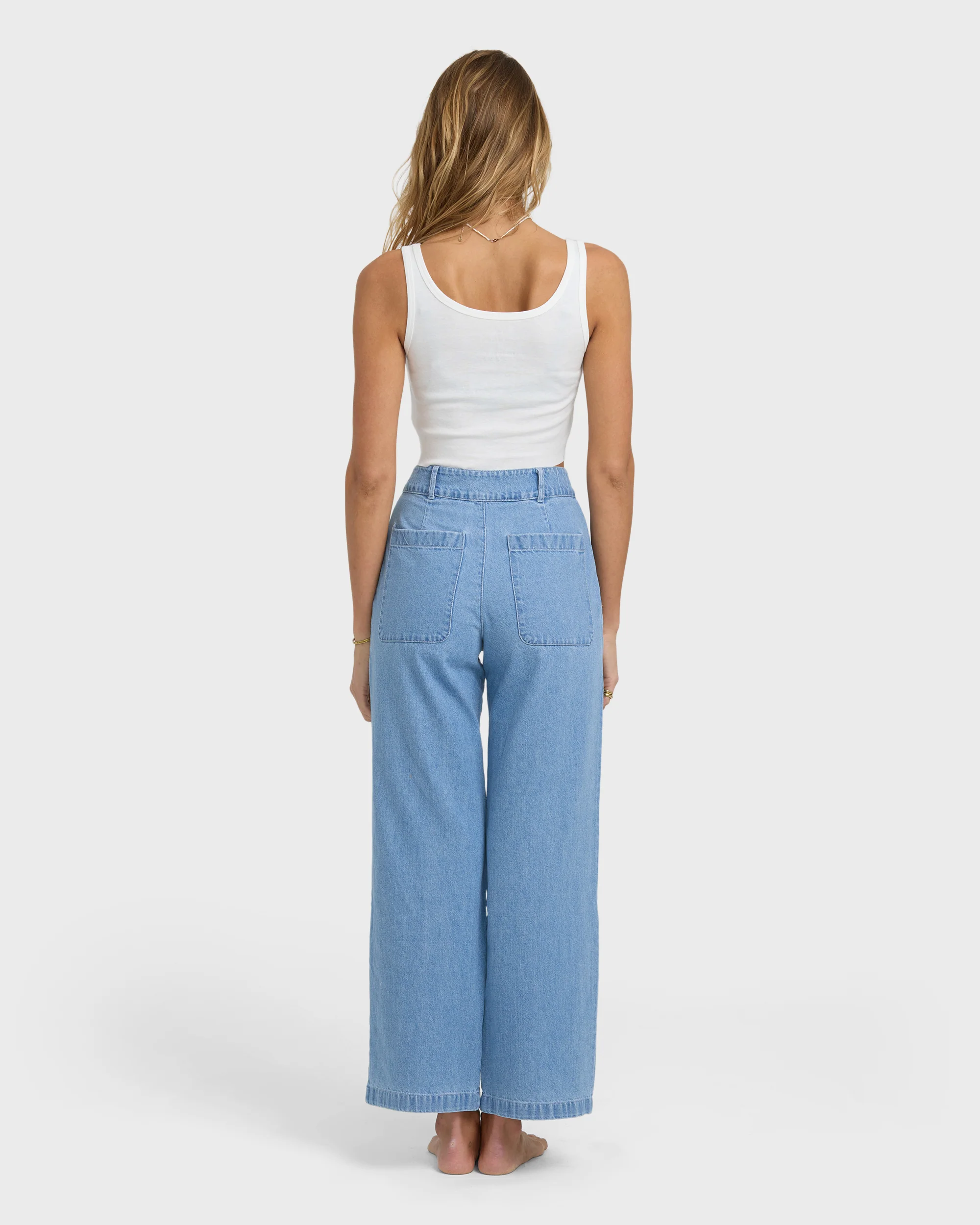 Wave Washed Pants - Sea Blue - Image 5