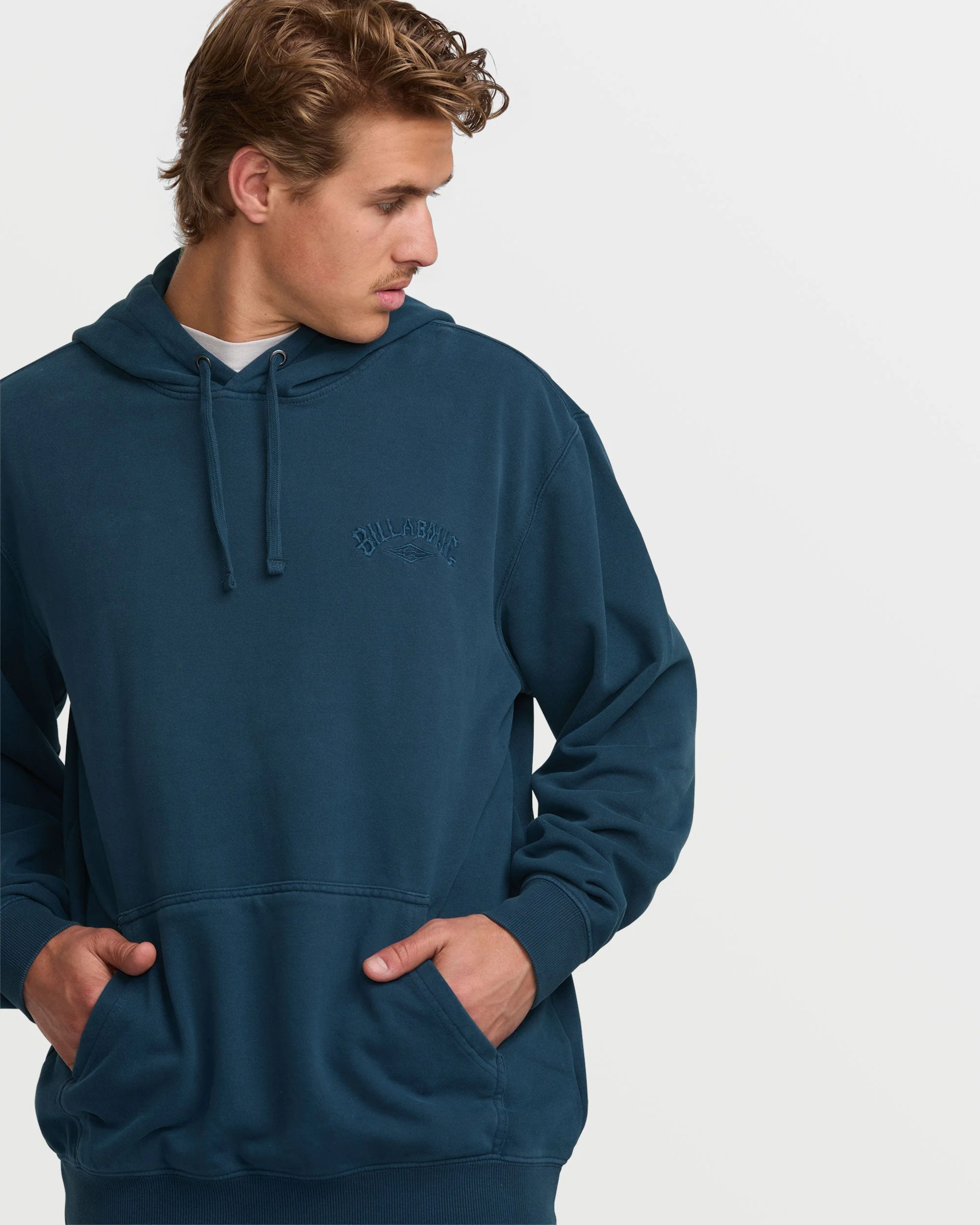 Wave Washed Pullover Sweatshirt - Midnight - Image 2