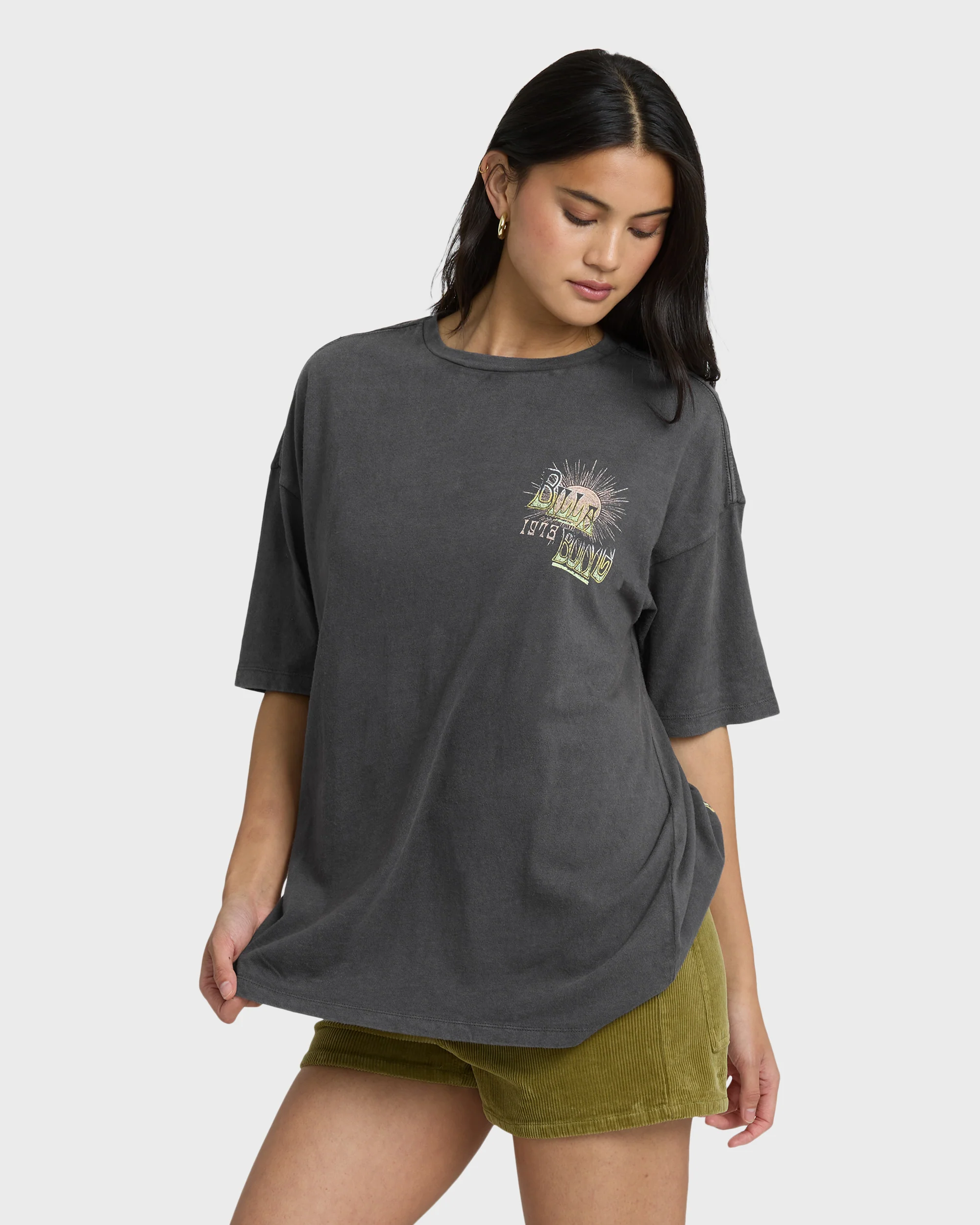 Sun Chasing Short Sleeve T-Shirt - Off Black - Image 5